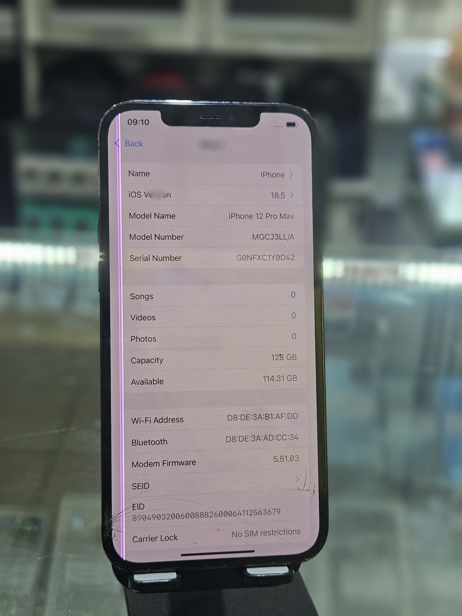 Iphone 12 pro max 128gb