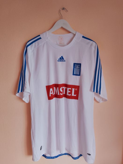 Tricou Fotbal Vintage Grecia 2008-09