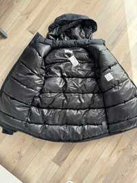 Jacheta geaca parka vatuita H&M neagra, marimea S, noua cu eticheta