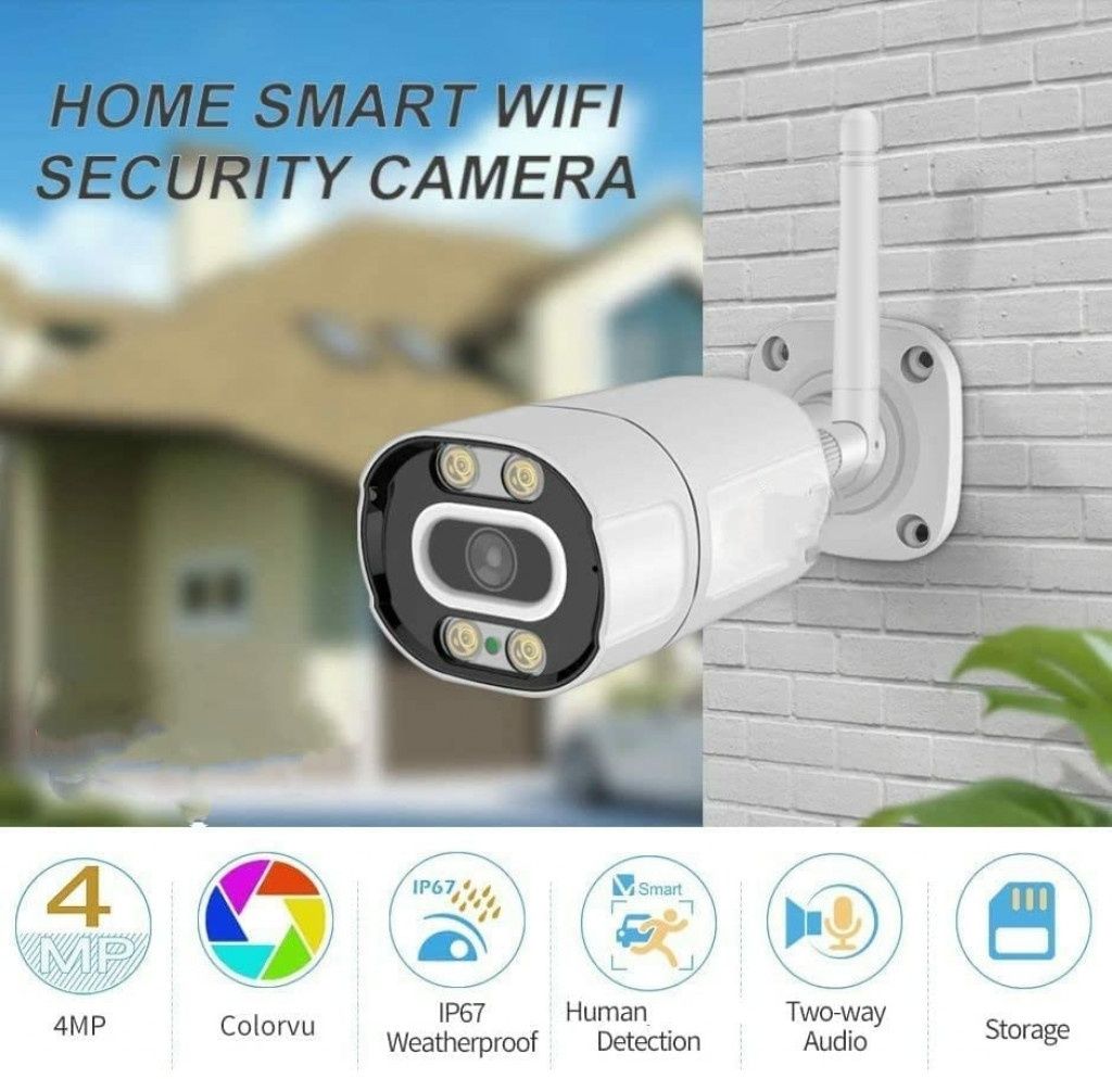 Външна 3MPX WiFi камера с метален корпус