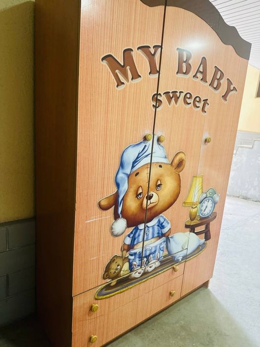 Детский шкаф с комотом. Болалар шкафи ва комоти