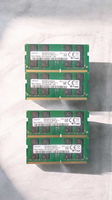 Kit memorie 32GB DDR4 3200 laptop, 2 x 16GB DDR4 3200 sodimm