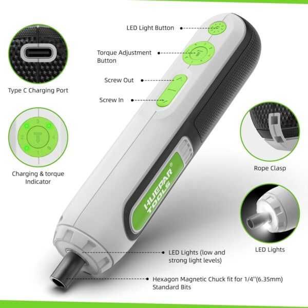 Акумулаторна отвертка Huepar SD01