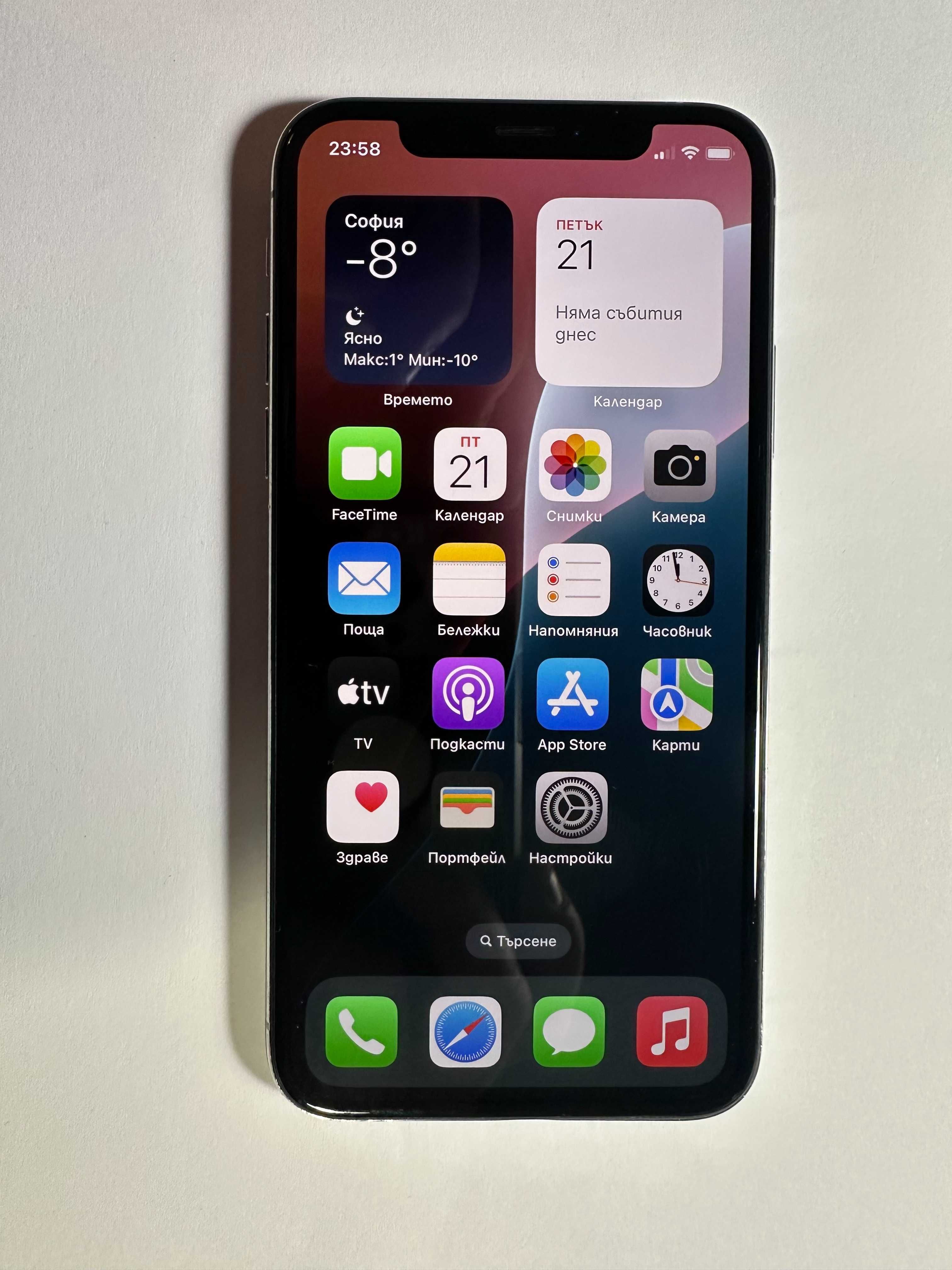 КАТО НОВ !!! iPhone XS - БЯЛ - 256GB - Отключен - 100% БАТЕРИЯ !!!