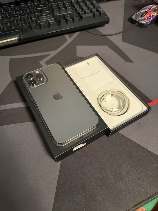 Vand/schimb Iphone 13 pro max 128gb graphite