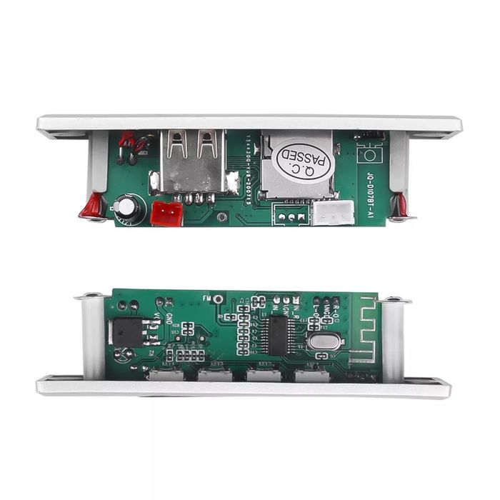 Mp3 player Kebidu, 6V-12V, за вграждане с Bluetooth 5.0,Sd/Fm/AUX/Rec