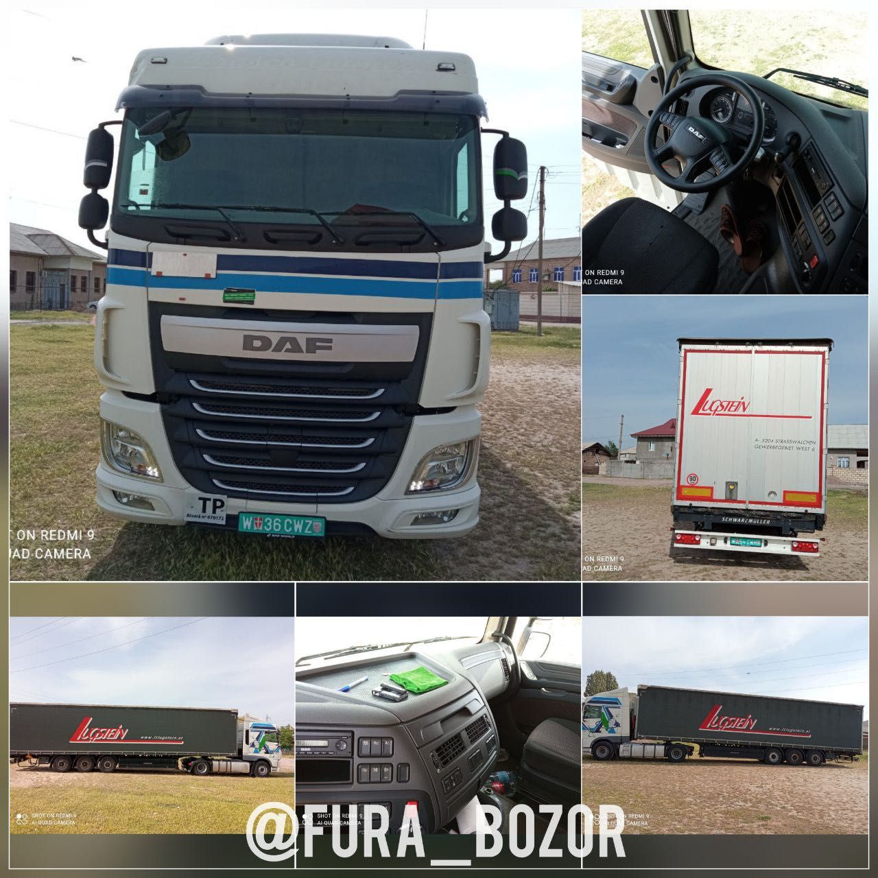 DAF XF EURO 6 + SCHWARZMÜLLER  прицеп cотилади