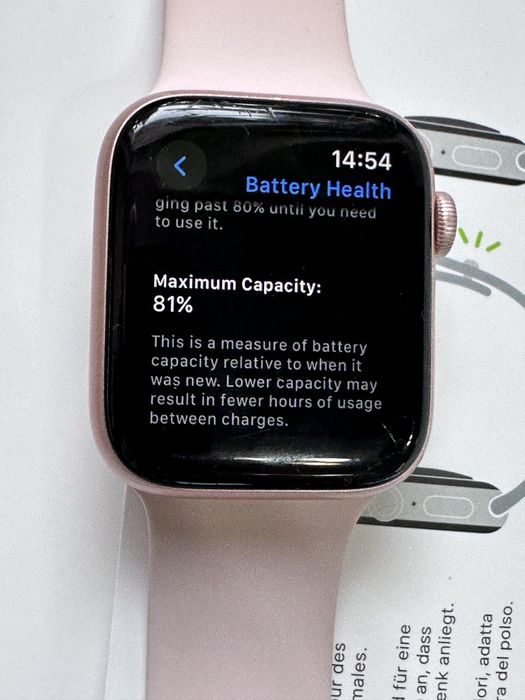 Apple watch Series 6 44mm Gold Alu Pink Sand GPS