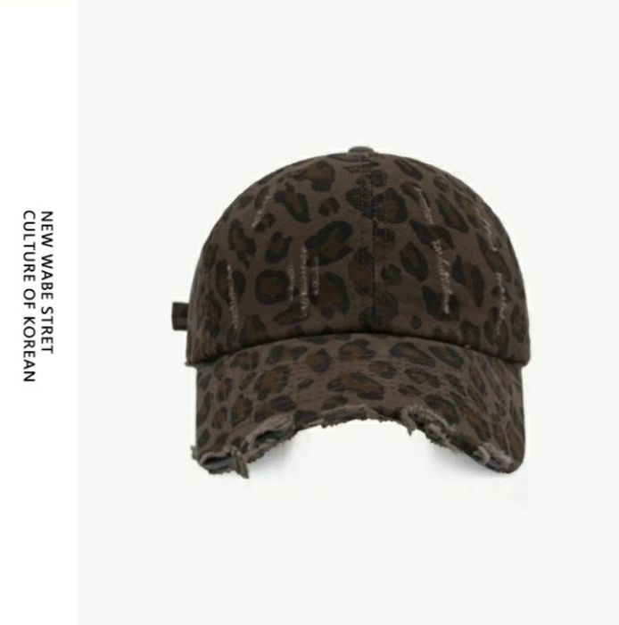 Бейсболка новая леопардовая