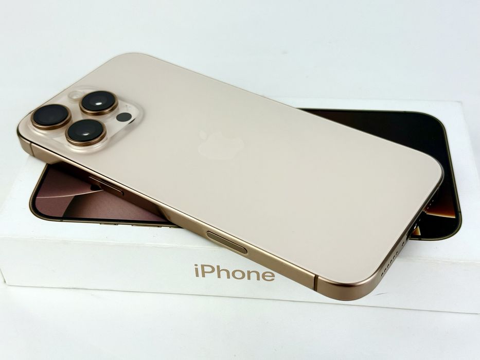 КАТО НОВ! Apple iPhone 16 Pro 128GB Desert Гаранция!