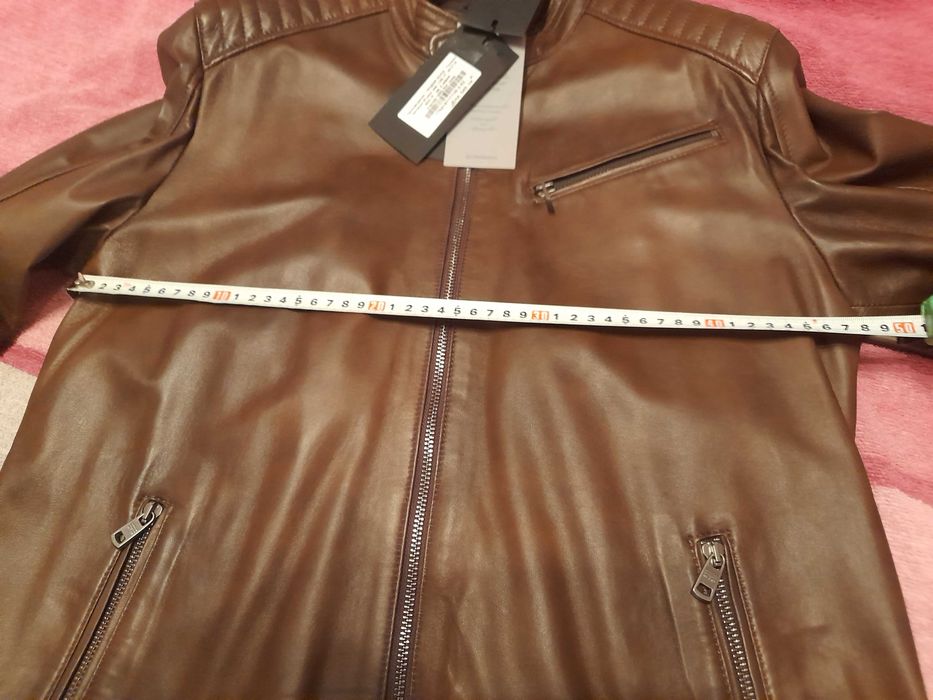 Мъжко кожено яке размер 52