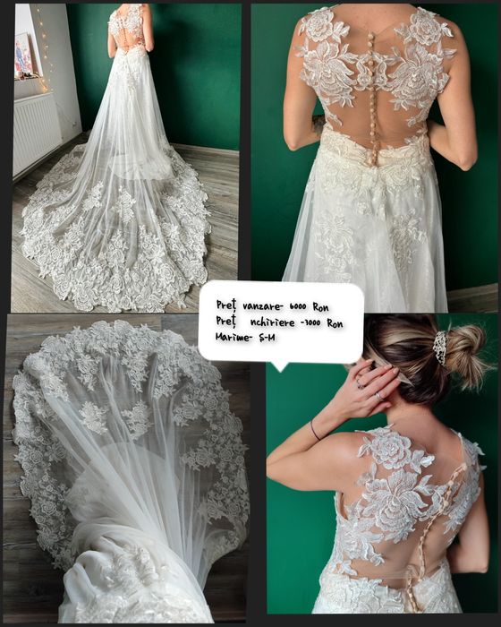 Reduceri de sezon-Rochie de mireasa -made in Italy