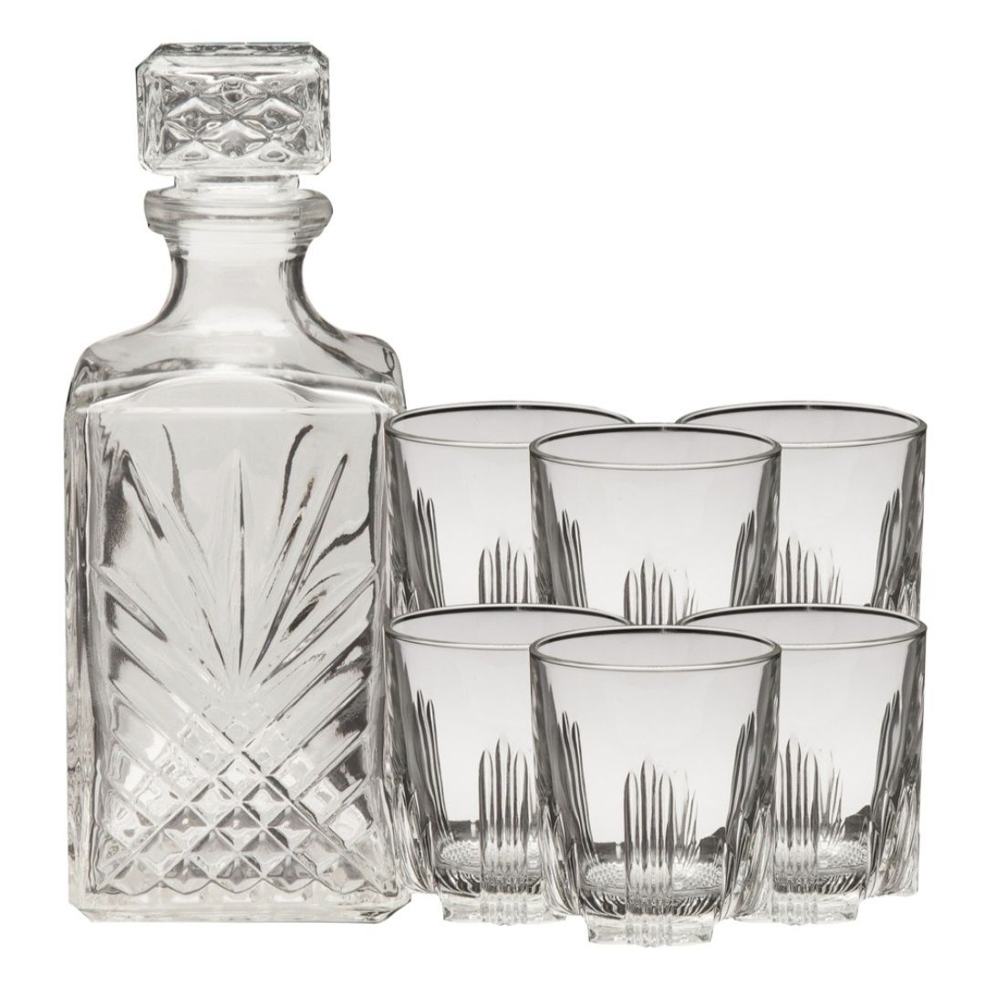 Set whisky 6 pahare + sticla Bormioli Rocco Selecta