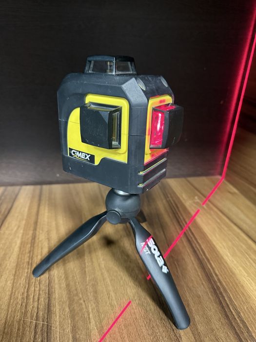 Линеен лазерен нивелир CIMEX SL3D / 3D - 12 лъча, 360 градуса