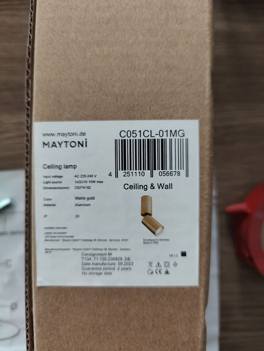 Spoturi tavan maytoni noi.