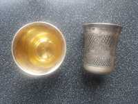 Pahare argint rusesc pur 1876 (2 exemplare)