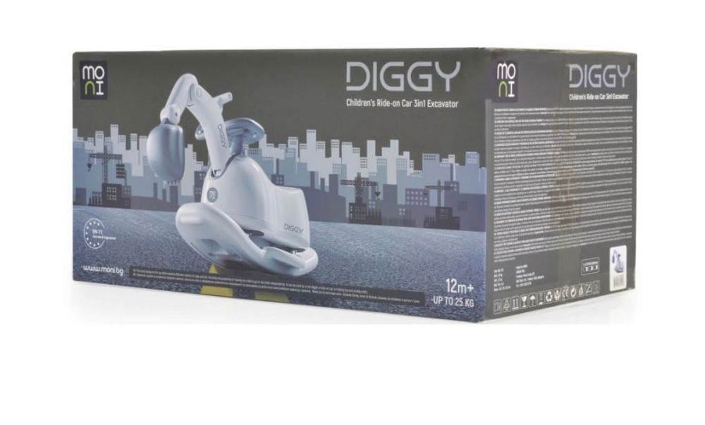 Играчка за бутане 4 in 1 Moni - Diggy (багер)