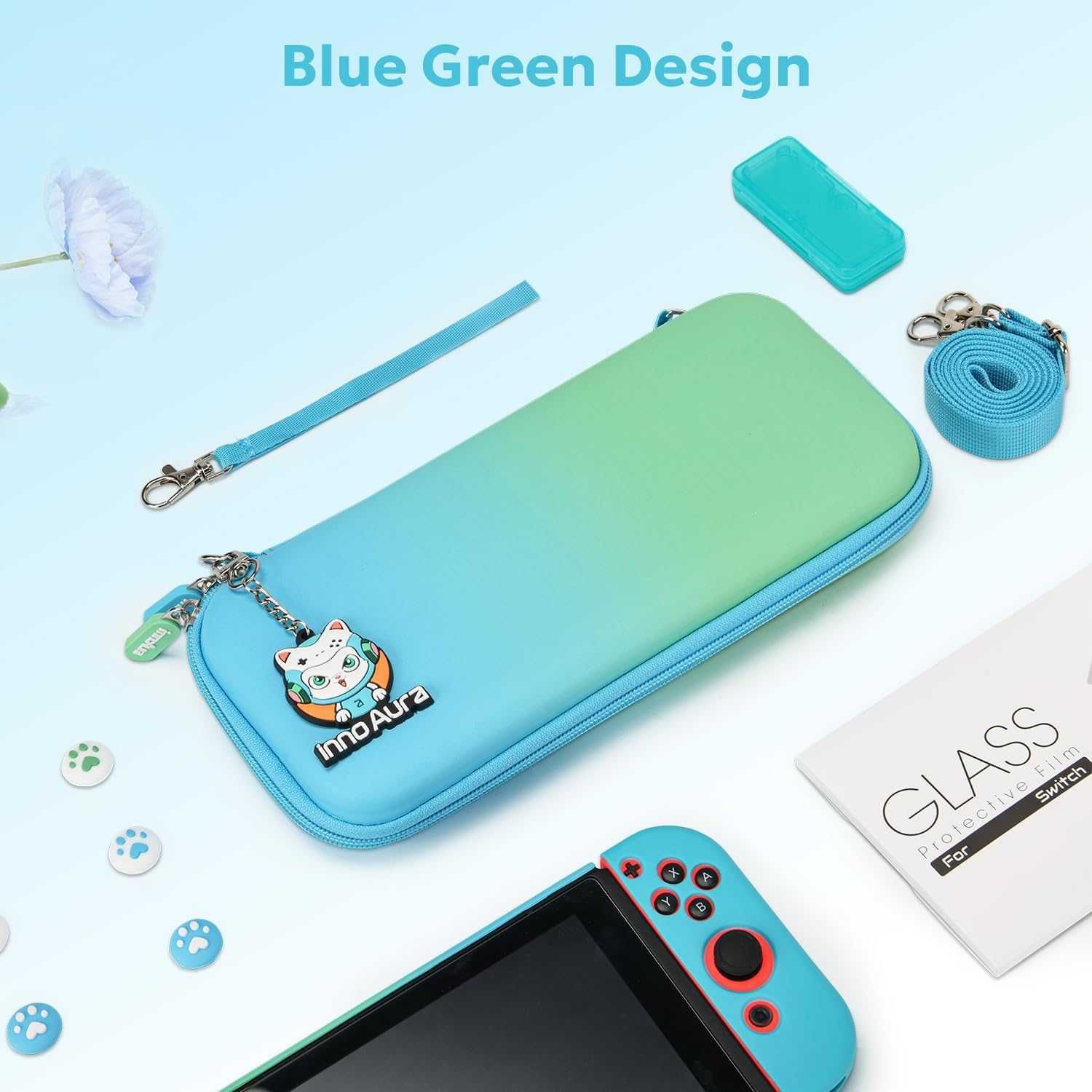 Защитен калъф за Nintendo Switch протектор за екран и много аксесоари
