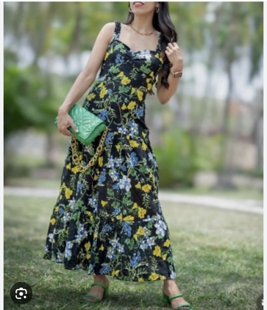 Rochie de vara, noua ,Zara , lunga, floral print, XS
