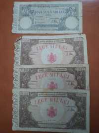 Lot 4 bacnote de 100 000 lei si 10 000 lei