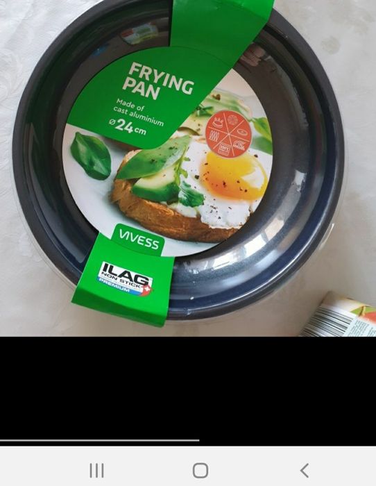 Tigaie 24 cm antiaderenta. Nu se zgarie. Fdurabila, aluminiu Accesorii