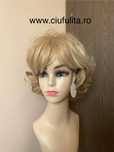 Peruci doamne scurte roscat blond brunet saten