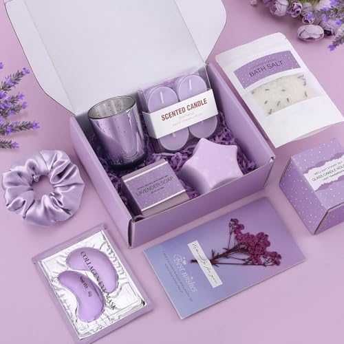 Нов Подаръчен СПА комплект за жени с лавандула и натурални продукти