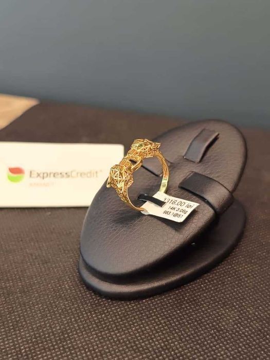 (AG51) Inel aur 14K 3.06g b983 - Garantie 2 ani!