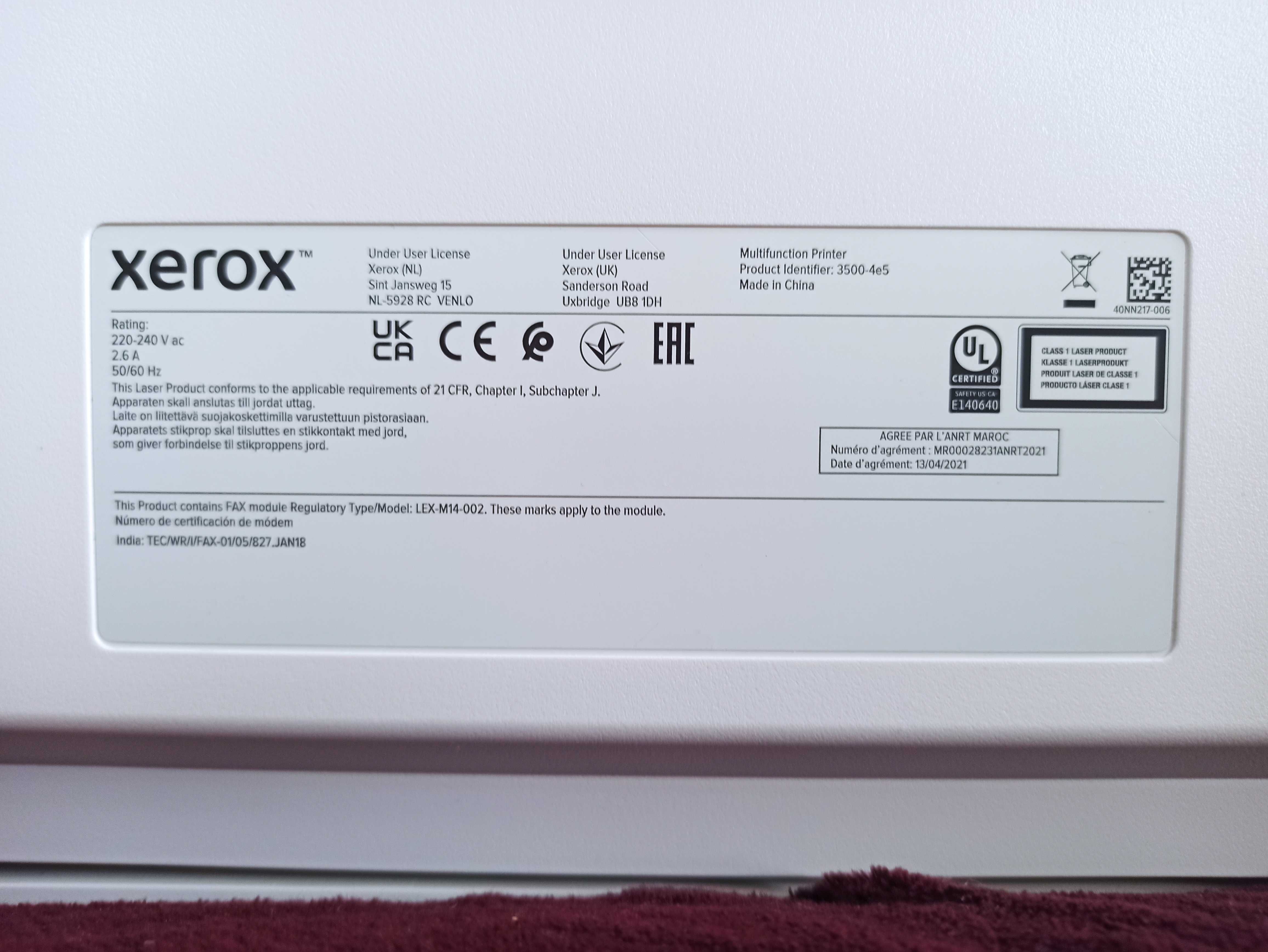 Imprimanta multifunctionala Xerox C235