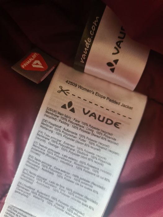 Geacă damă Vaude Elope Padded, mărimea L 42