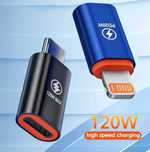 Adaptor USB-C la Lightning 8pin/ Lightning 8pin la USB-C