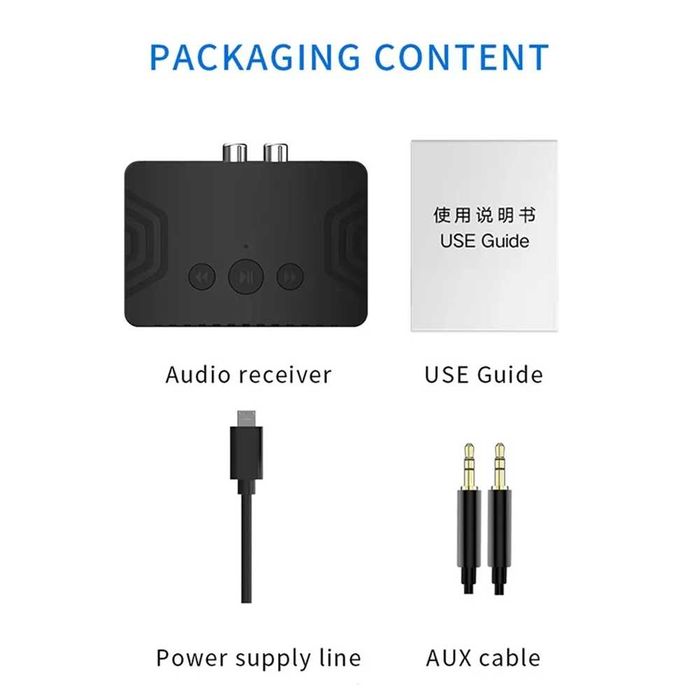 Безжичен приемник и предавател R20 с Bluetooth 5.3, за автомобили