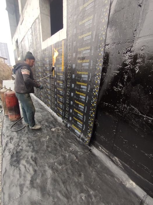 Gidro izalatsiya terrasa гидроизоляция