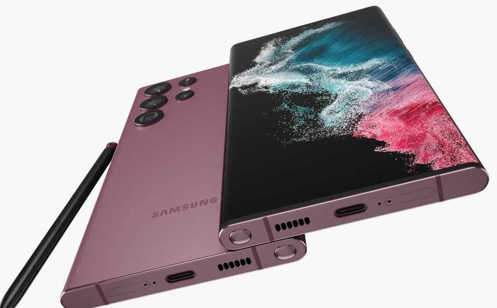 Samsung S22 Ultra impecabil ca nou Burgundy