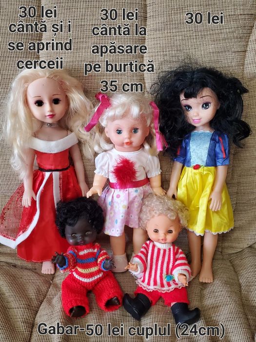 Păpuși(bebeluși) interactive