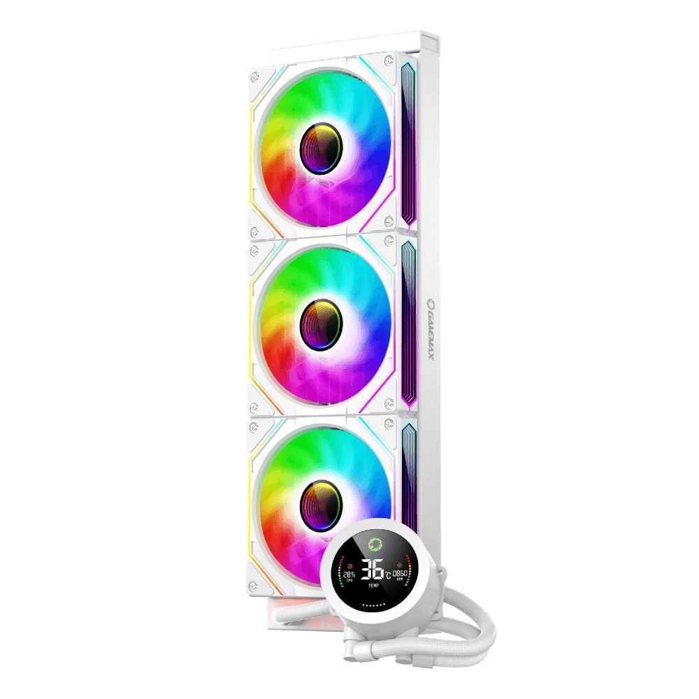 [НОВОЕ] Водяное охлаждение GameMax IceBurg 360 Digital White, 290W TDP