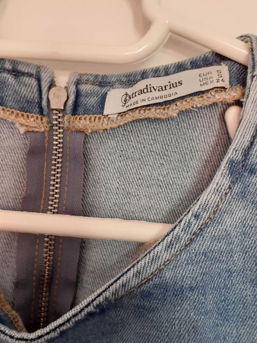 Sarafan denim, Stradivarius, marimea S, nou!