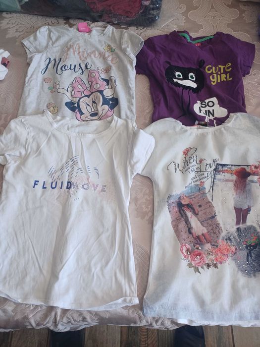 Тениски 134/140 момиче долнища