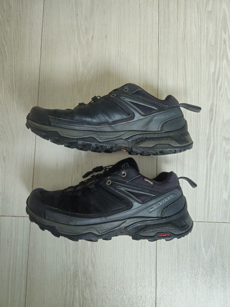 Salomon ghete drumeție si trekking  GORETEX Black
