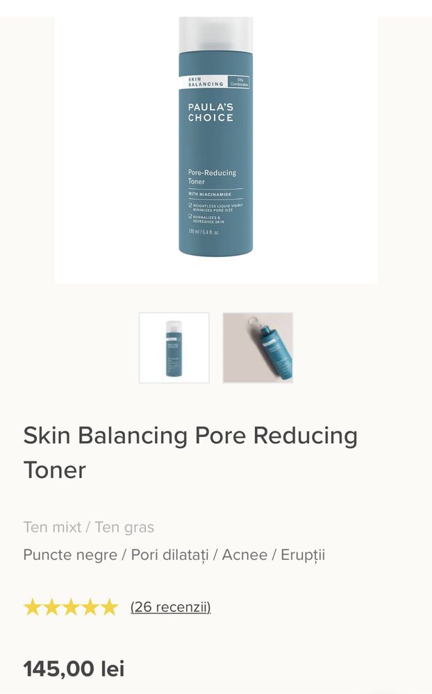 Skin Balancing Pore Reducing Toner Paula s Choice