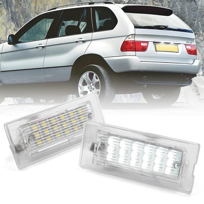 Плафони LED №5065-3 за регистрационен номер BMW X3 E X5 E