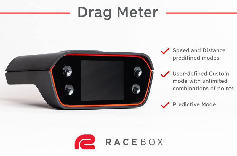 Racebox GPS измервателно устройство за драг и пистово каране с WiFi
