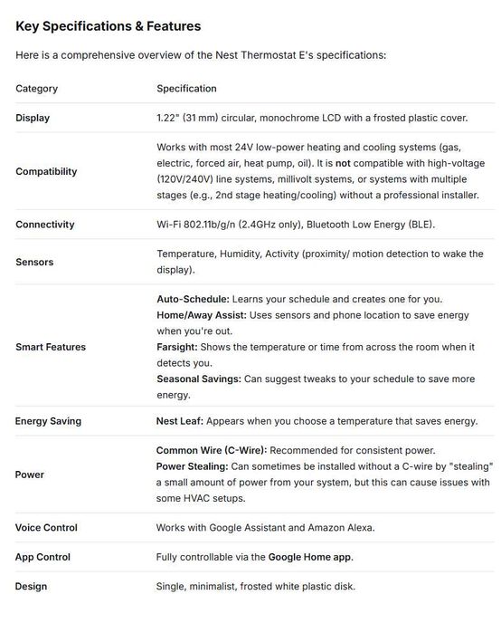 НЕОТВАРЯН Nest Thermostat E Google