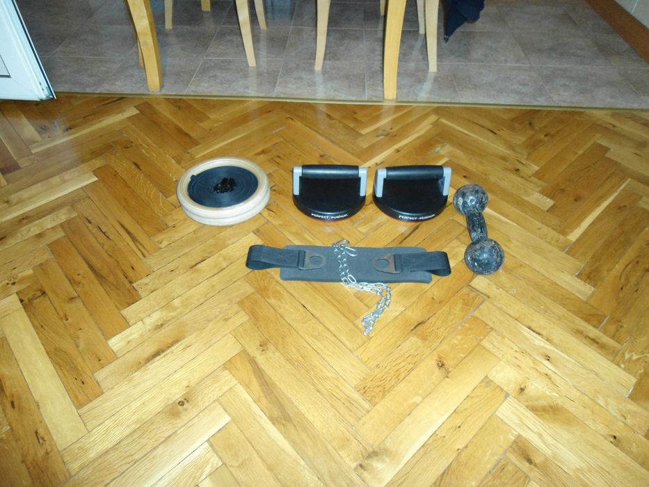 Ластици, Велосипед 28,алум., Гимнастически халки, стойки лицеви, колан