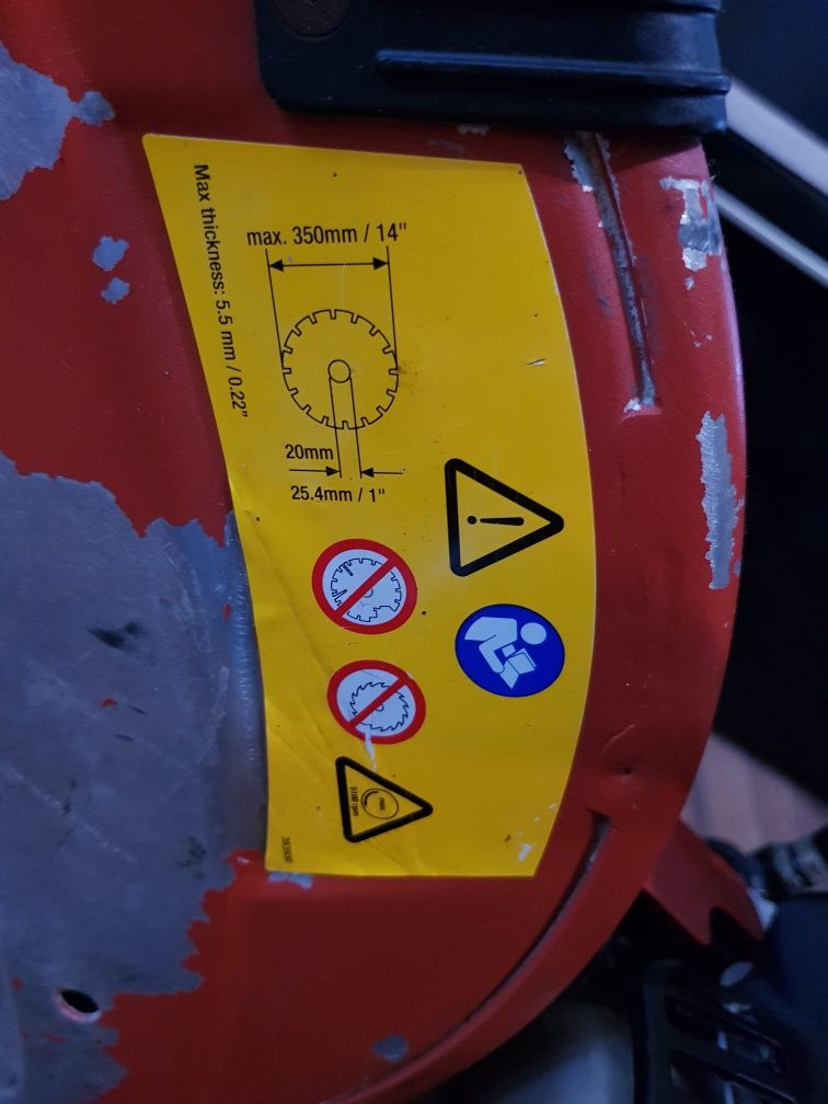 Hilti DSH 700-X,drujbă de tăiat beton,cu pompă de apă,fabricație 2023.