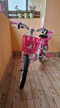 BTWIN Детски велосипед 500 doctogirl 16 инча, за деца от 4 до 6 години