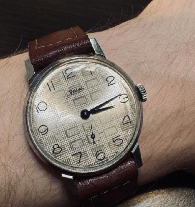 Зим винтаж ретро СССР циферблат хамелеон