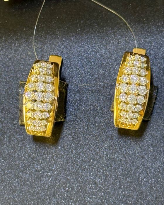 Золото 585  Серьги