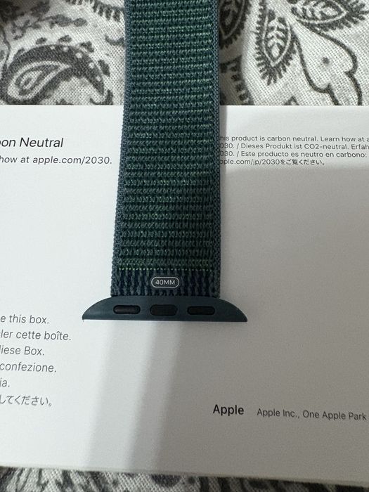 apple каишка sport loop band 40 мм