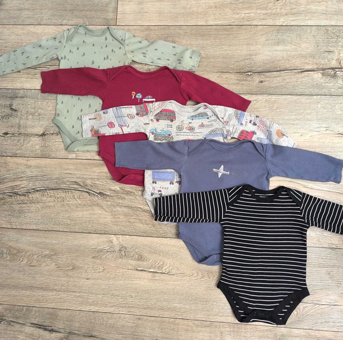 Детский боди длинный рукав